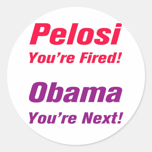 Obama, tu es le prochain ! Autocollant (Devant)