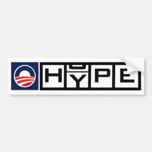 Obama-ÜBERTREIBUNG Autoaufkleber