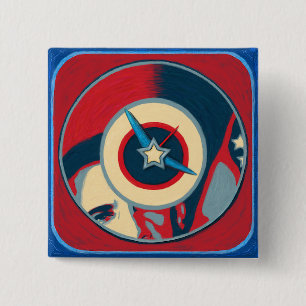 Obama-Uhr-Knopf Button