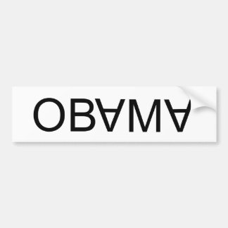 OBAMA umgedreht unten unten! Autoaufkleber