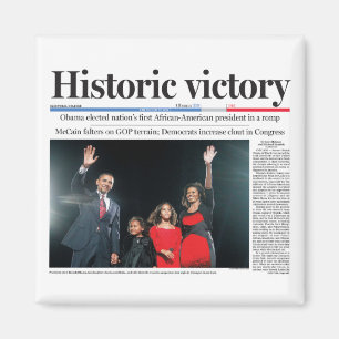 Obama : Un aimant historique pour la victoire