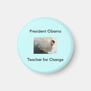 Obama-Unterricht, Präsident Obama, Lehrer für Ch Magnet