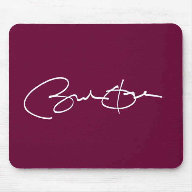 Obama-Unterzeichnung Mousepad (Vorne)