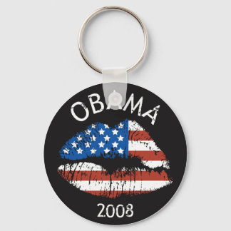 OBAMA US Flag Lips Schlüsselanhänger 89226