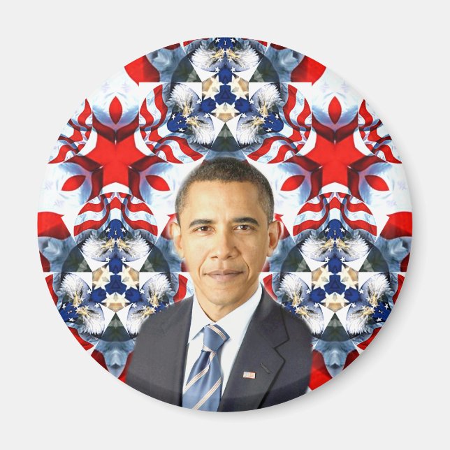 Obama, USA_ Magnet (Vorne)