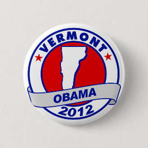 Obama - Vermont Button