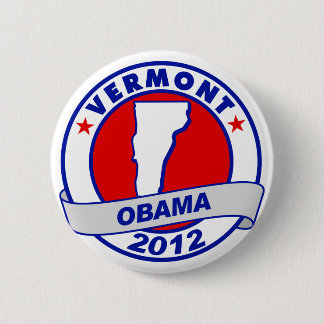 Obama - Vermont Button