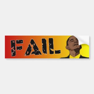 Obama: Versagen Sie Autoaufkleber