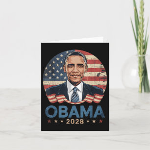 Obama Vintag Präsident 2028 Obama _17 Karte