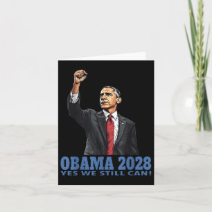Obama Vintag Präsident 2028 Obama _9 Karte