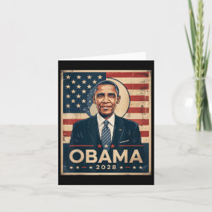 Obama Vintag Präsident 2028 Obama _ Karte