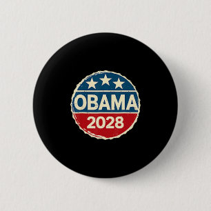 Obama Vintag Retro Patriotic 2028 politische Prote Button