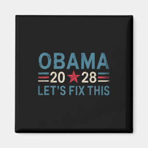 Obama Vintag Retro Patriotic 2028 politische Prote Magnet