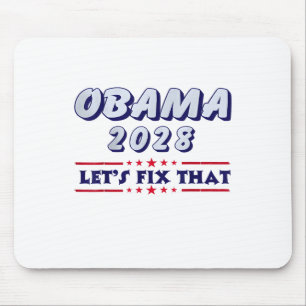 Obama Vintag Retro Patriotic 2028 politische Prote Mousepad