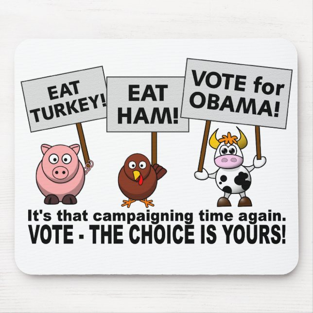 Obama wählt Mousepad (Vorne)