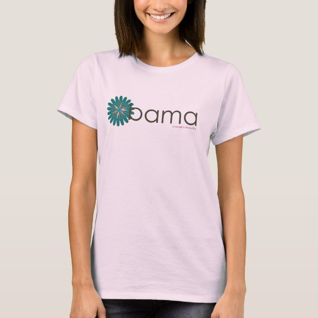Obama Wandel ist schön T-Shirt (Vorderseite)