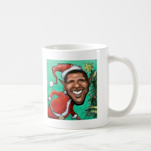 Obama-Weihnachten Kaffeetasse (Rechts)