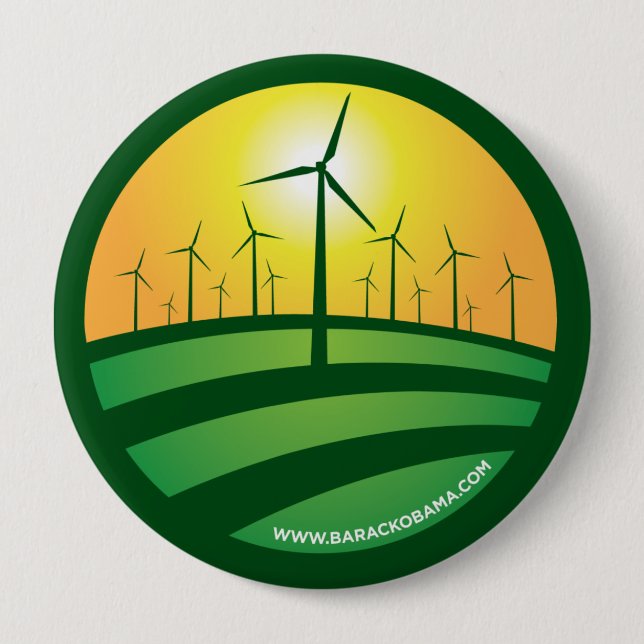 Obama-Winde runden des Knopfes der Änderungs-4x4 Button (Vorderseite)
