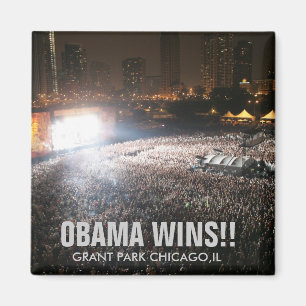 OBAMA WINS!! MAGNET