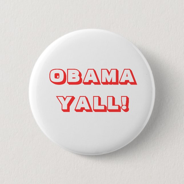 OBAMA YALL! BUTTON (Vorderseite)