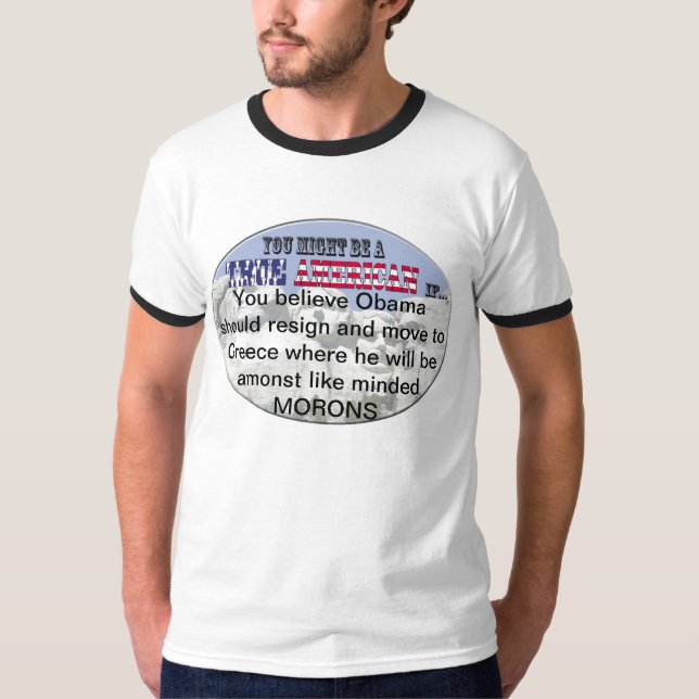 Obama zieht nach Griechenland um T-Shirt (Vorderseite)