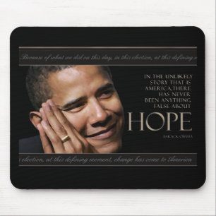 Obama-Zitat Mousepad