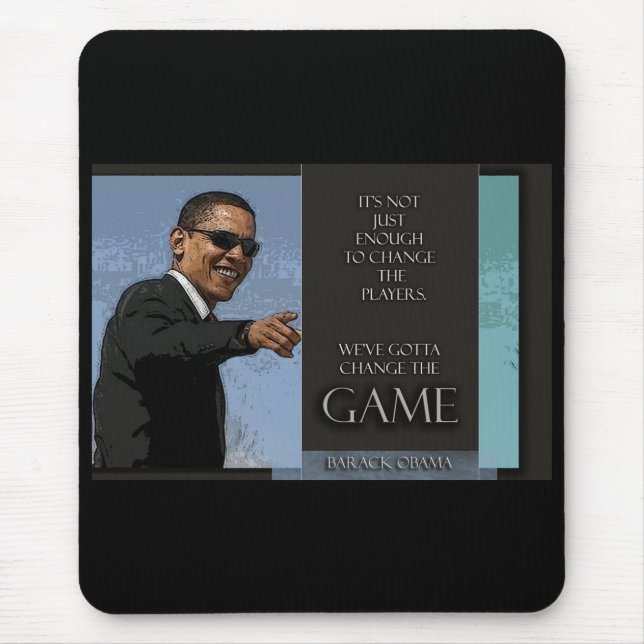 Obama-Zitat Mousepad (Vorne)