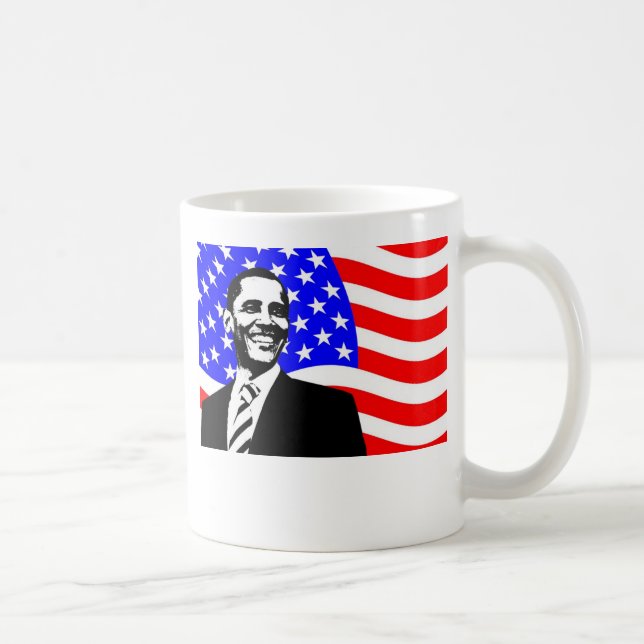 Obama-Zitat-Tasse Kaffeetasse (Rechts)