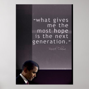 Obama-Zitatposter Poster