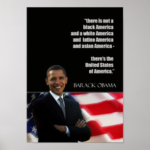 Obama-Zitatposter Poster