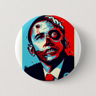 Obama-Zombie Button