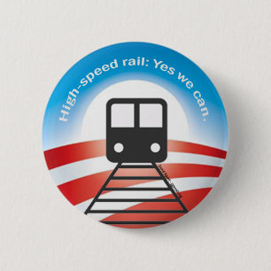 Obama-Zug-Knopf Button