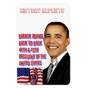 Obama, Zurück zu Back_Premium Flexi Magnet