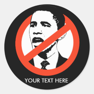 Obamabetikett / individuell angepasst runder aufkleber