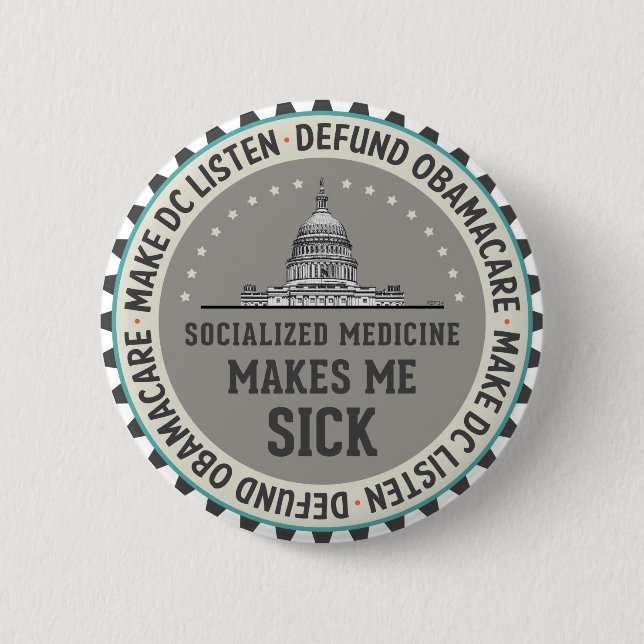 Obamacare Button (Vorderseite)