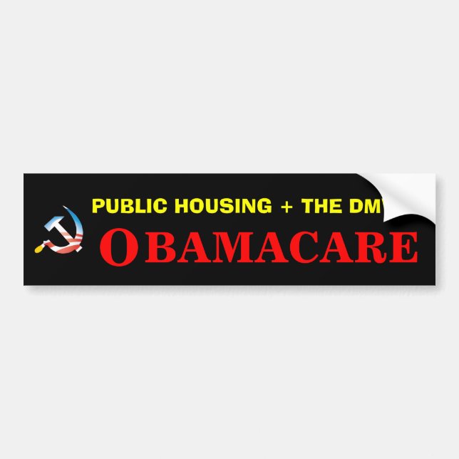 Obamacare Gesundheitswesen-Autoaufkleber Autoaufkleber (Vorne)