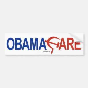 Obamacare - Hammer u. Sichel Autoaufkleber
