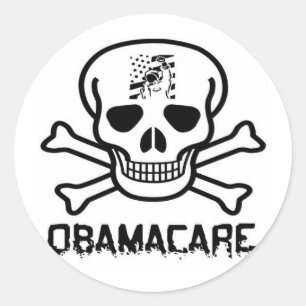 Obamacare Runder Aufkleber