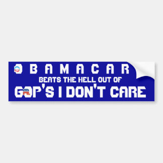 OBAMACARE V. GOP DO NICHT SORGFALT AUTOAUFKLEBER