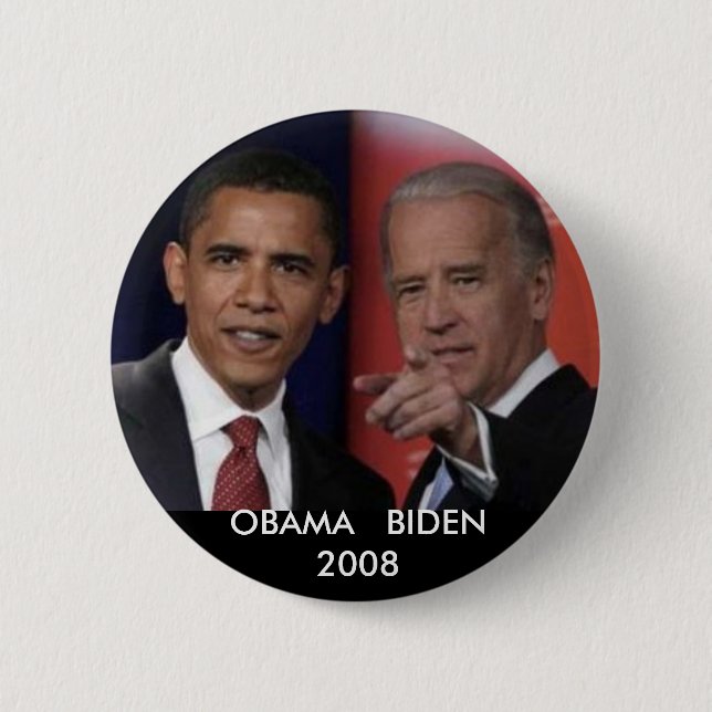 obamadebate, OBAMA   BIDEN2008 Button (Vorderseite)