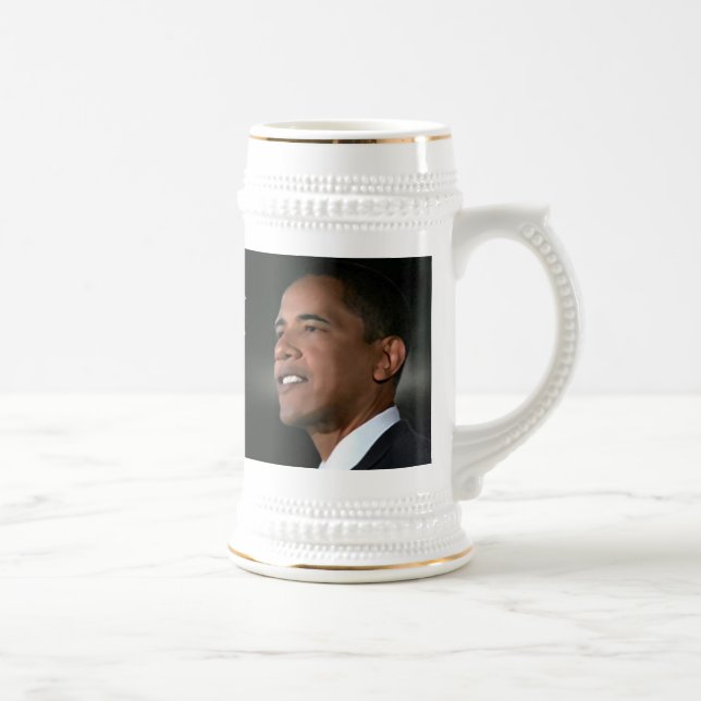 Obamaeinweihung 2009 Stein Bierglas (Rechts)