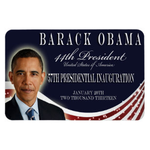 Obamaeinweihungs-Gedenkmagnet 2013 Magnet