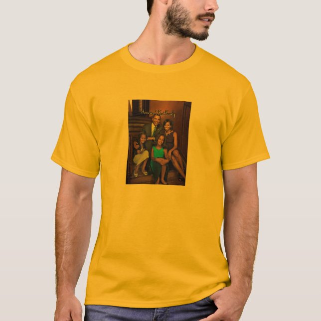 OBAMAfamilien-PORTRÄT 2012 T-Shirt (Vorderseite)