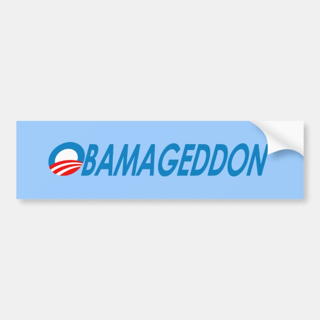 Obamageddon Autoaufkleber (Vorne)