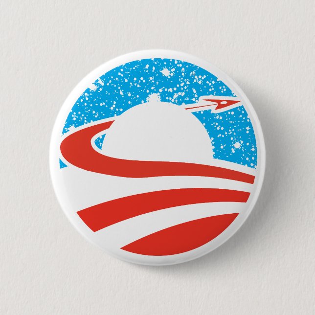 Obamanaut Knopf Button (Vorderseite)