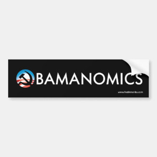 Obamanomics Hoffnungs-Hammer-Aufkleber Autoaufkleber