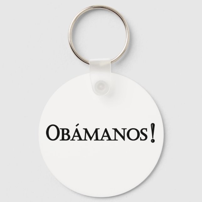 Obamanos-Schlüsselanhänger Schlüsselanhänger (Vorderseite)