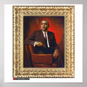 Obamapräsidentenporträt Poster