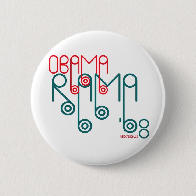 OBAMARAMA BUTTON (Vorderseite)