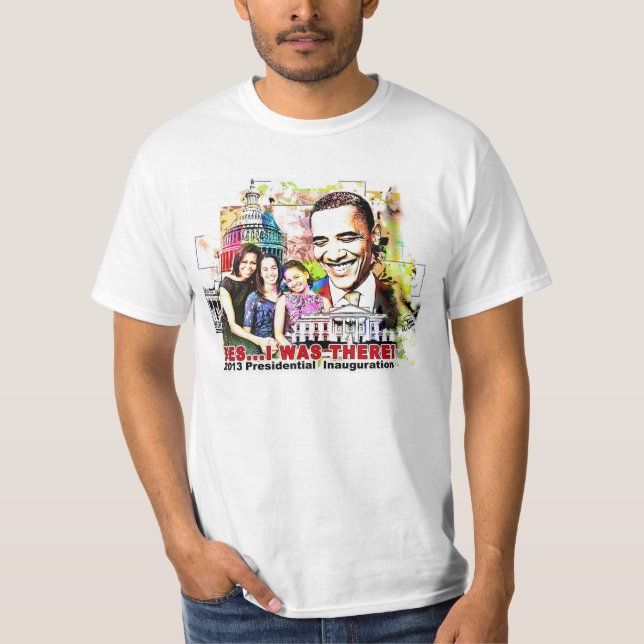 Obamas 2013 Präsidenteneinweihung T-Shirt (Vorderseite)